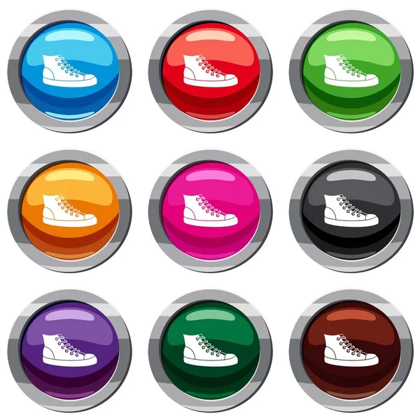 Spor ayakkabı 9 koleksiyonu ayarla