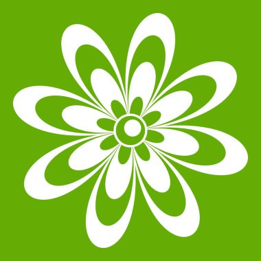 Çiçek simgesi yeşil
