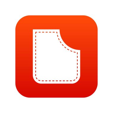 Soyut cep simgesi dijital kırmızı