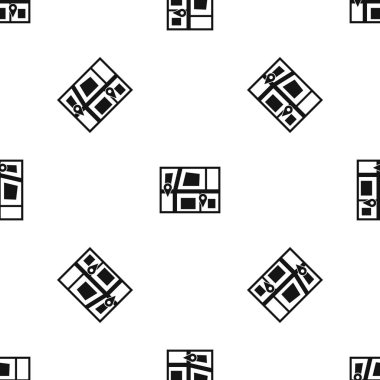 Taksi desen sorunsuz siyah coğrafi konumu