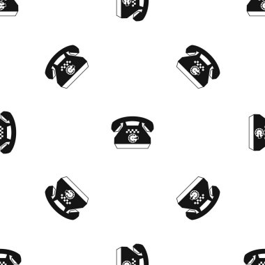 Taksi telefonu desen sorunsuz siyah