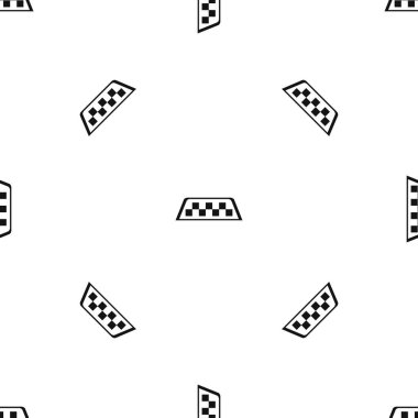 Denetleyicisi taksi desen sorunsuz siyah