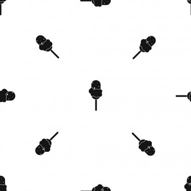 Dondurma desen sorunsuz siyah