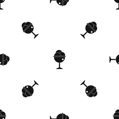 Dondurma desen sorunsuz siyah