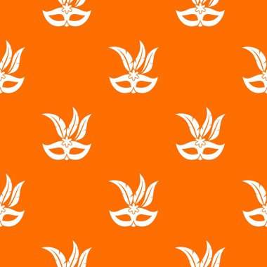 Karnaval maskesi desen sorunsuz