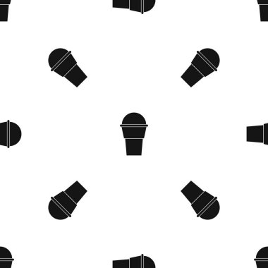 Dondurma desen sorunsuz siyah