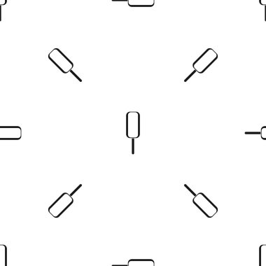 Dondurma desen sorunsuz siyah