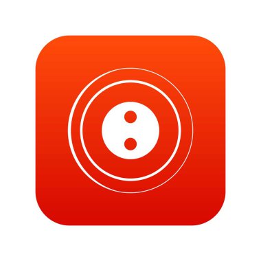 Düğme simgesini dijital kırmızı