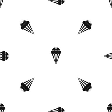 Dondurma desen sorunsuz siyah