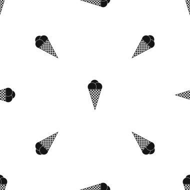 Dondurma desen sorunsuz siyah