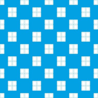 Çikolata parçası desen kesintisiz mavi