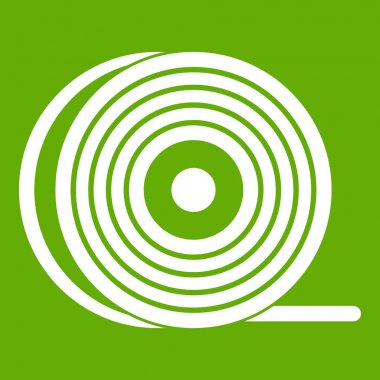 ABS veya pla filaman bobin simgesi yeşil