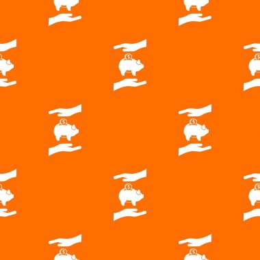 Kumbara ve eller desen sorunsuz