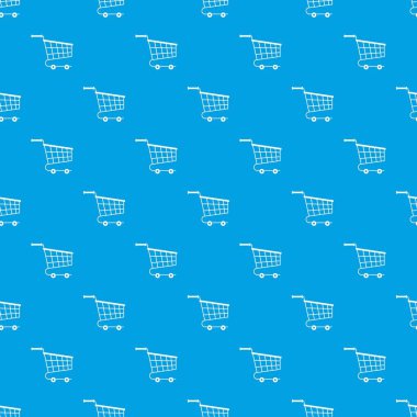 Sepeti desen kesintisiz mavi