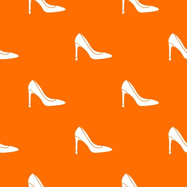 Modèle de chaussure à talon haut sans couture — Image vectorielle