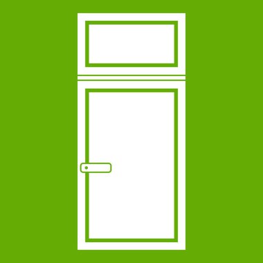 Ahşap pencere simge yeşil