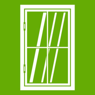 Kapalı pencere simge yeşil