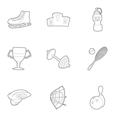 Spor simgeler kümesi, anahat stili