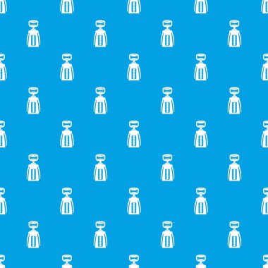 Modern tirbuşon desen kesintisiz mavi