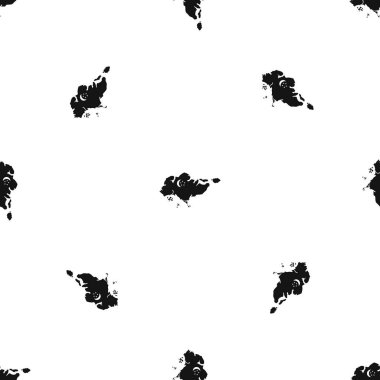 Singapur Haritası bayrak deseni sorunsuz siyah