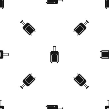 Seyahat bavul desen sorunsuz siyah