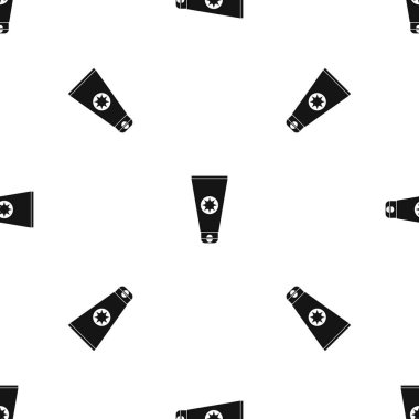 Güneşlenme ile krem tüp desen sorunsuz siyah