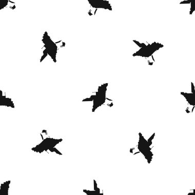 Florida harita desen sorunsuz siyah