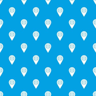 Harita göstergesi kitap desen kesintisiz mavi ile