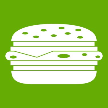 Burger simgesi yeşil