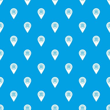 Harita PIN desen kesintisiz mavi