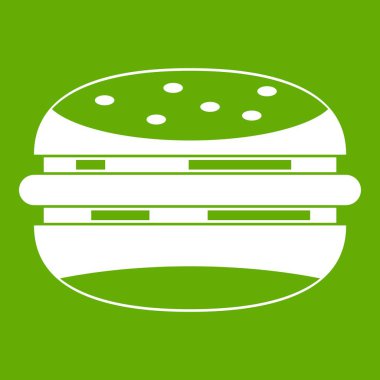 Burger simgesi yeşil