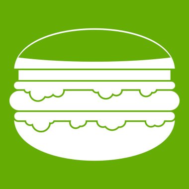 Burger simgesi yeşil