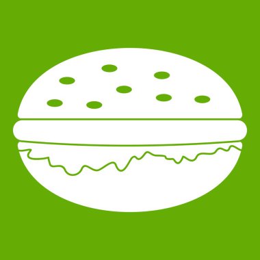 Burger simgesi yeşil