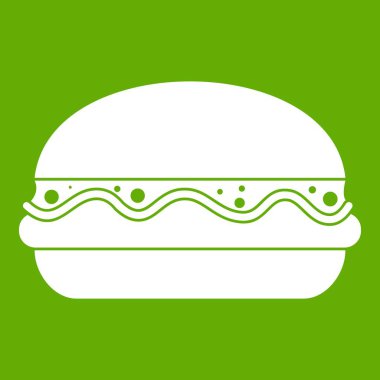 Burger simgesi yeşil