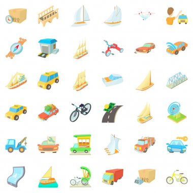 Rating Icons set, karikatür tarzı