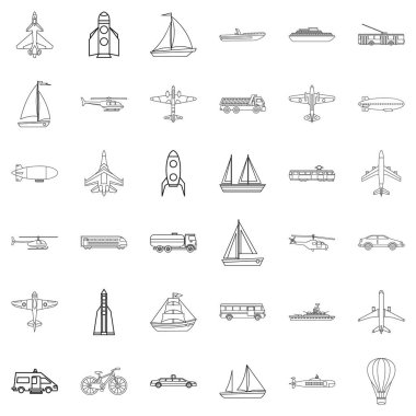 Taşıma simgeler kümesi, anahat stili