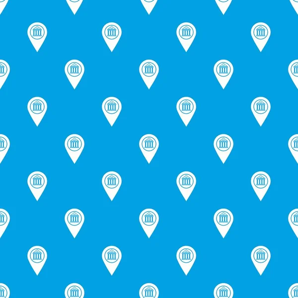 Carte motif broche sans couture bleu — Image vectorielle
