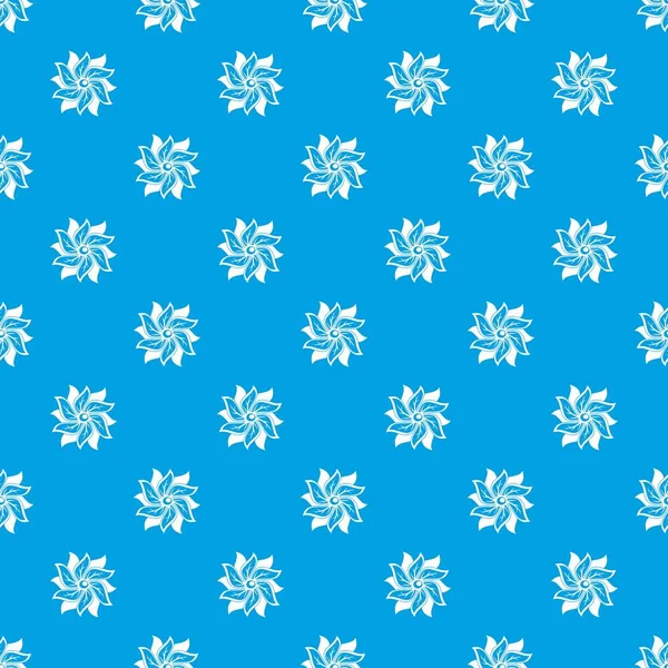 Çiçek desen kesintisiz mavi