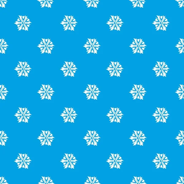Çiçek desen kesintisiz mavi