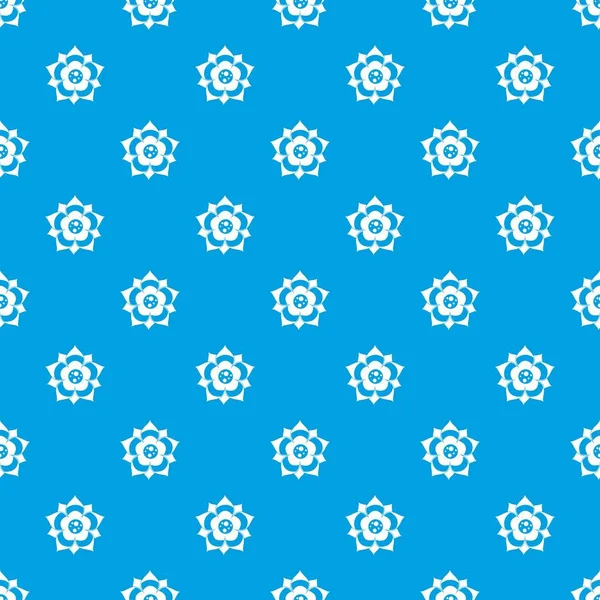 Çiçek desen kesintisiz mavi