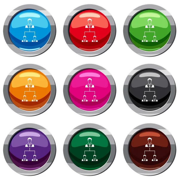 Şirket yapısı 9 koleksiyonu ayarla