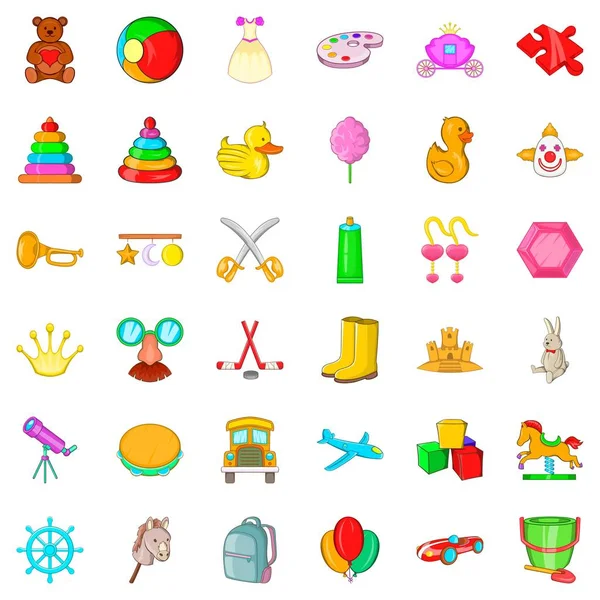 Balon simgeler ayarla, tarzı çizgi film