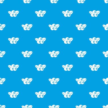 Yaban mersini desen kesintisiz mavi