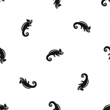 Bukalemun desen sorunsuz siyah