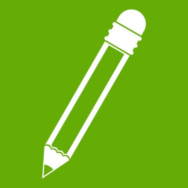 Silgi simgesi yeşil kalem