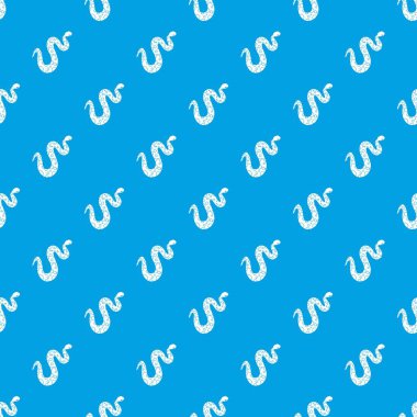 Noktalı yılan desen kesintisiz mavi