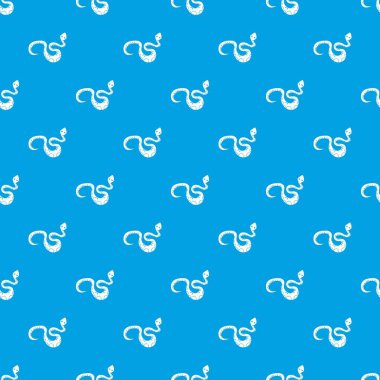 Kara Yılan desen kesintisiz mavi