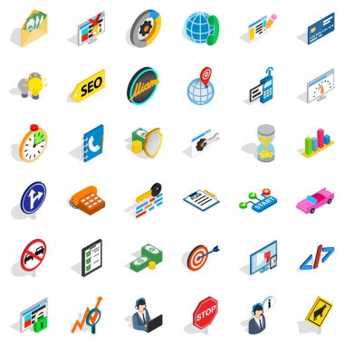 Kullanılabilir simgeler kümesi, izometrik stili