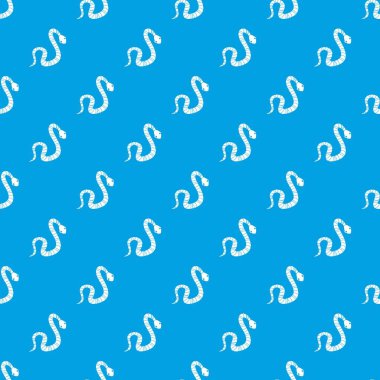 Çizgili yılan desen kesintisiz mavi