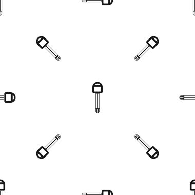 Araba anahtar desen sorunsuz siyah